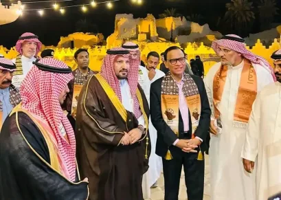 வரலாற்றுச் சிறப்புமிக்க துர்மா நகரில் நடைபெற்ற சவுதி ஸ்தாபன தினக் கொண்டாட்டங்களில் சவூதி அரேபியாவுக்கான இலங்கை தூதுவர் அமீர் அஜ்வாட் பங்கேற்பு